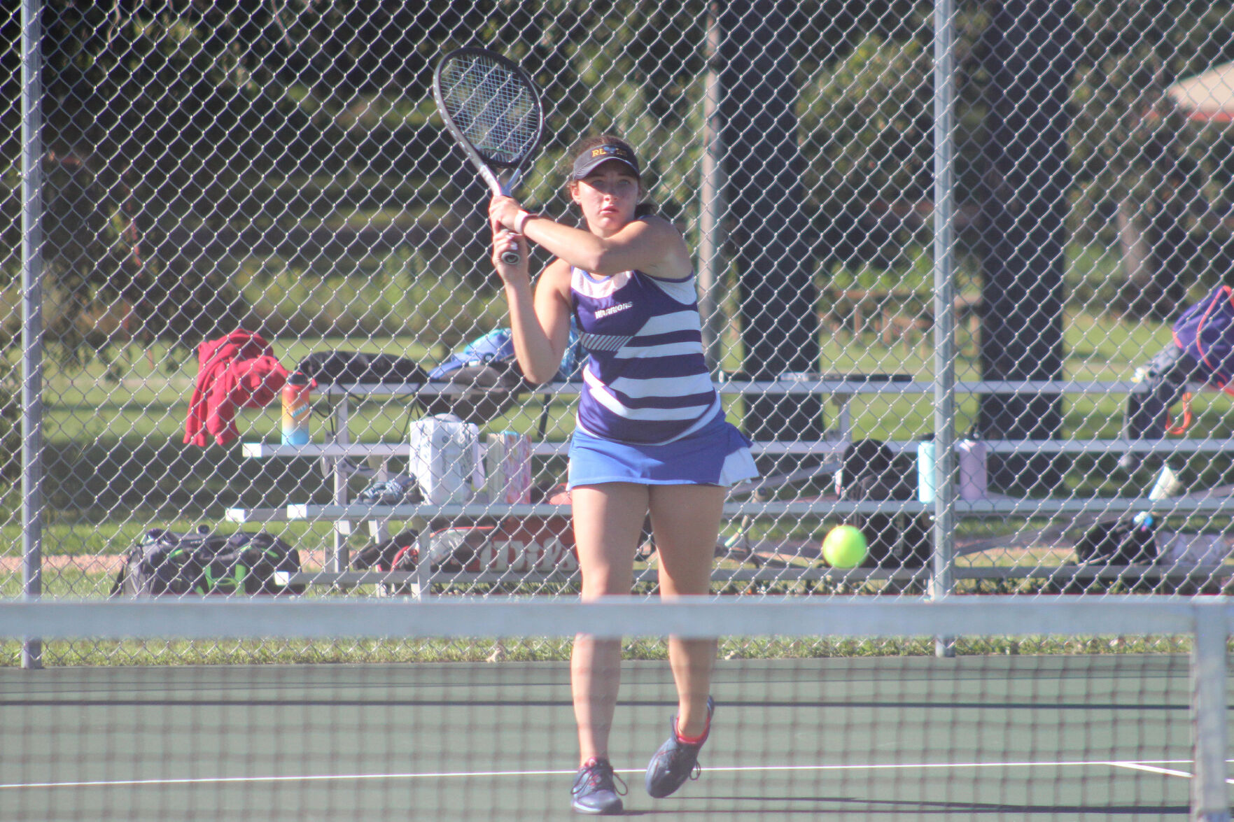 Rice Lake girls tennis at Barron 8-29-20